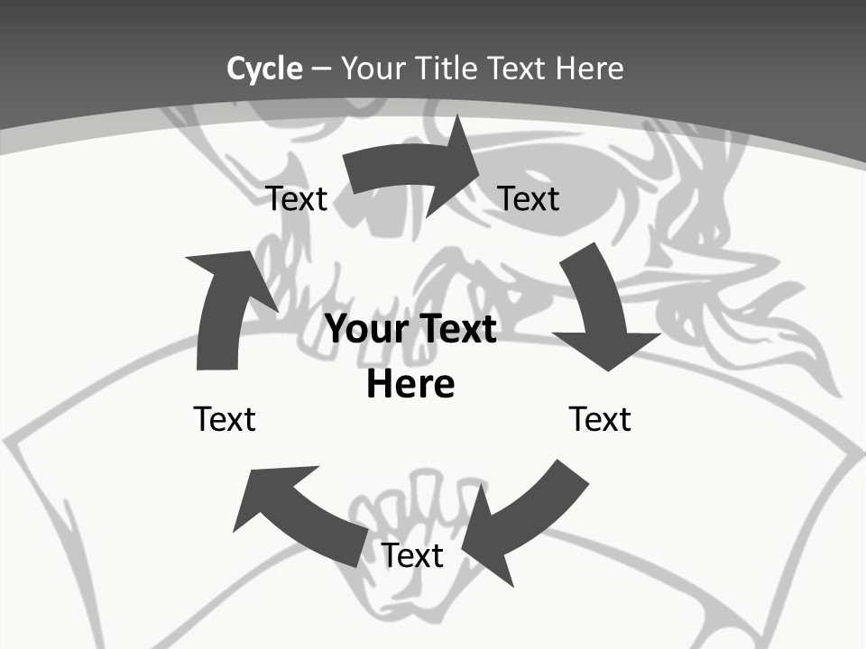Screenprinting Danger Pirate PowerPoint Template