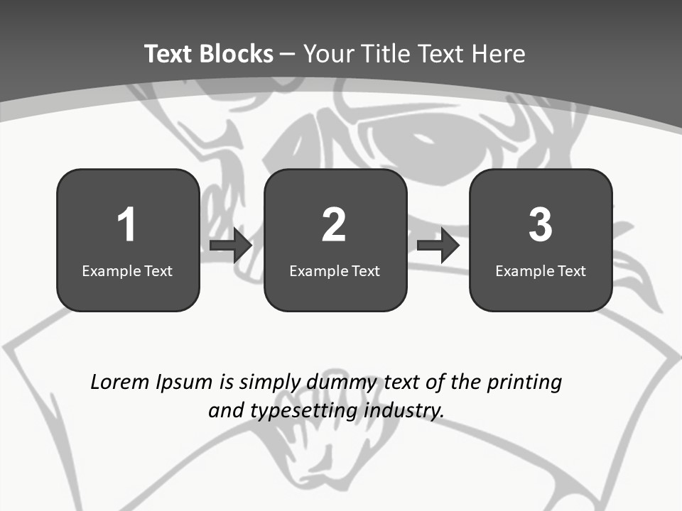 Screenprinting Danger Pirate PowerPoint Template