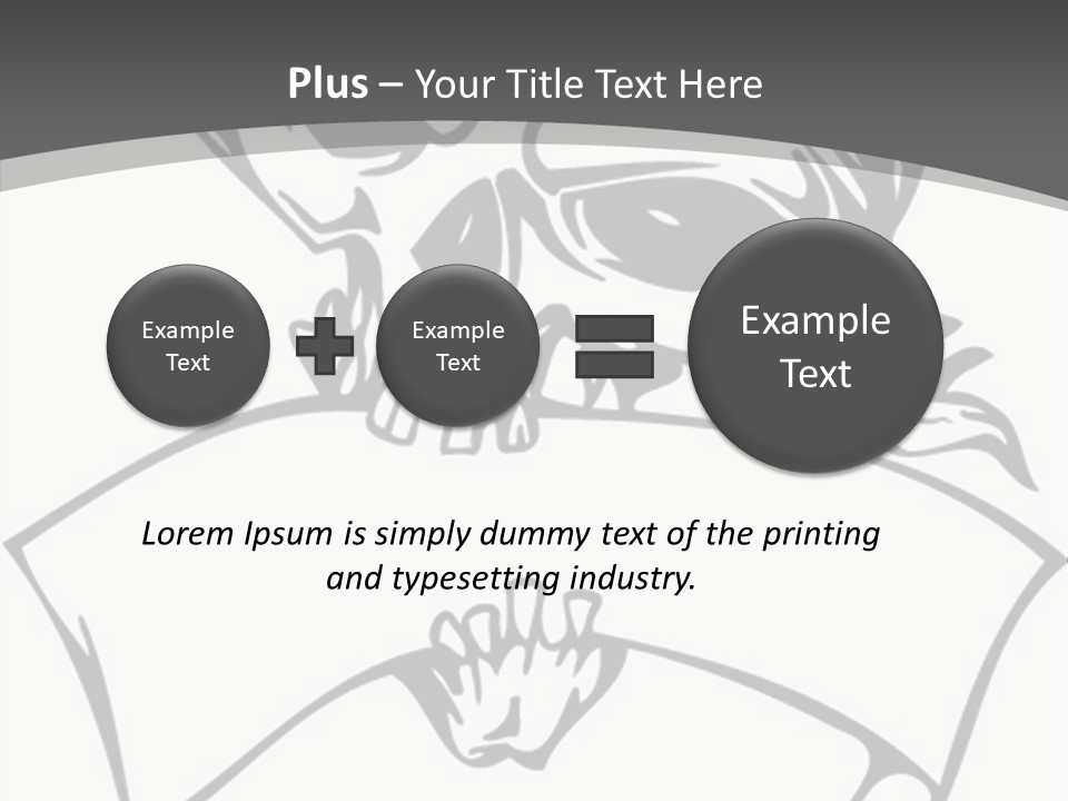 Screenprinting Danger Pirate PowerPoint Template