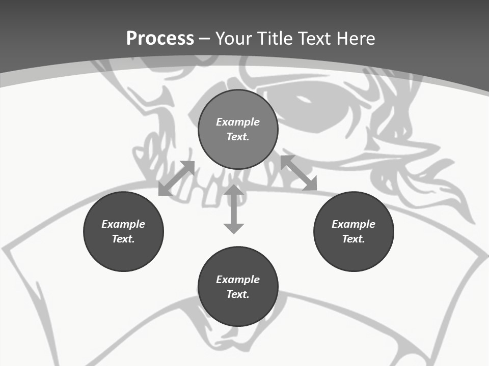 Screenprinting Danger Pirate PowerPoint Template