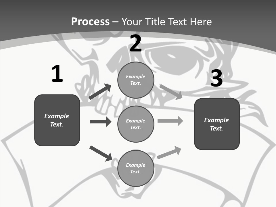 Screenprinting Danger Pirate PowerPoint Template