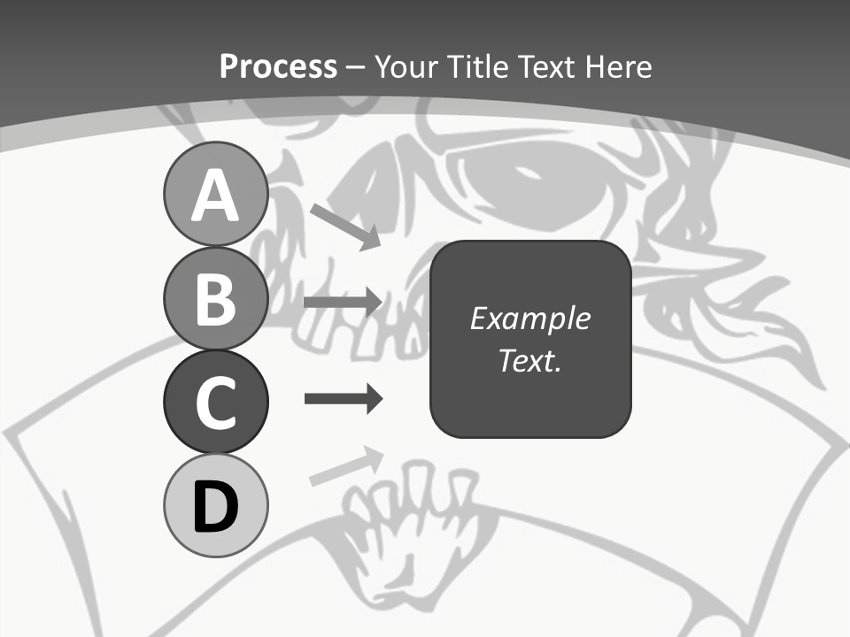 Screenprinting Danger Pirate PowerPoint Template