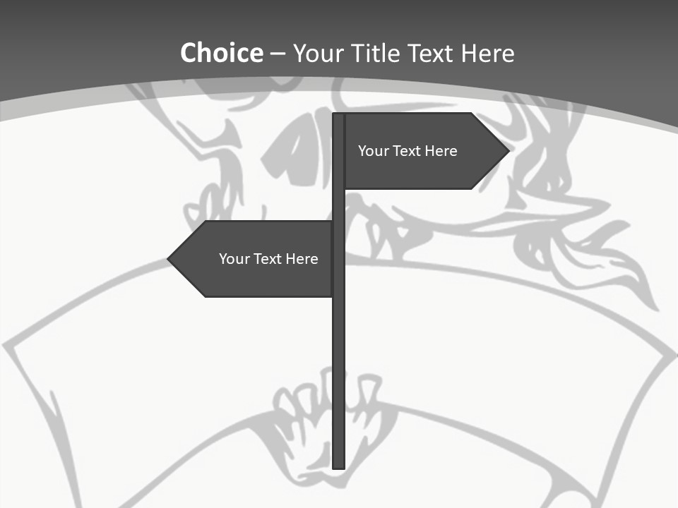 Screenprinting Danger Pirate PowerPoint Template
