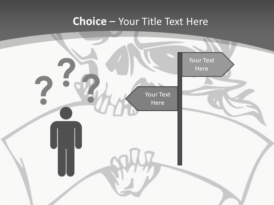 Screenprinting Danger Pirate PowerPoint Template