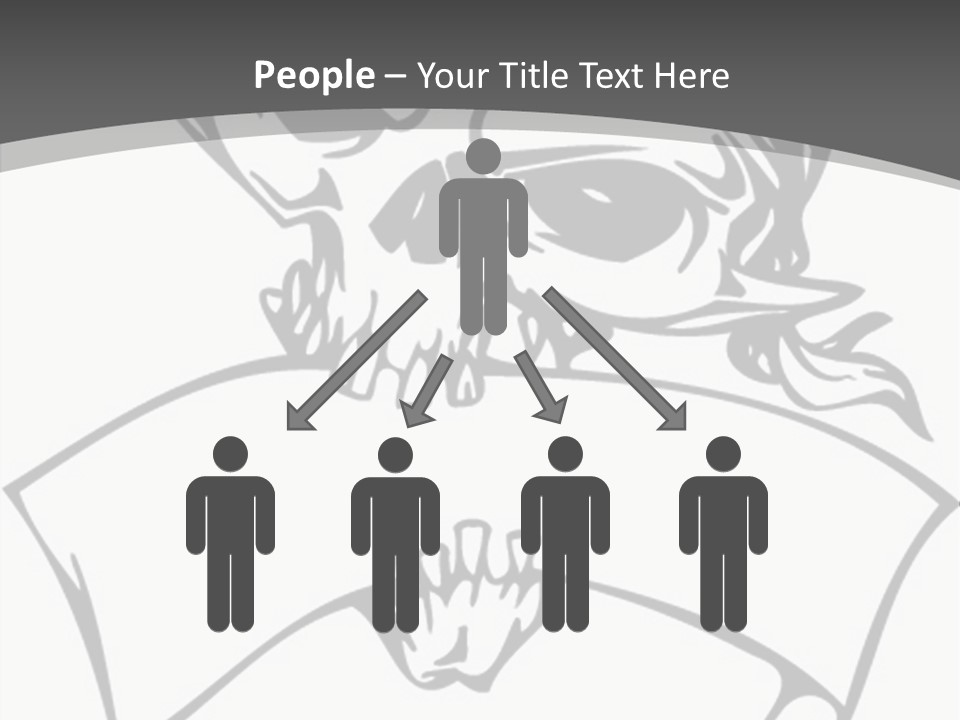 Screenprinting Danger Pirate PowerPoint Template