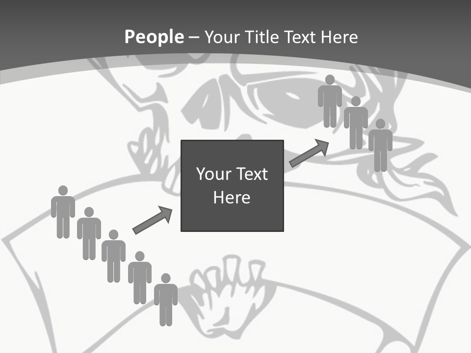 Screenprinting Danger Pirate PowerPoint Template