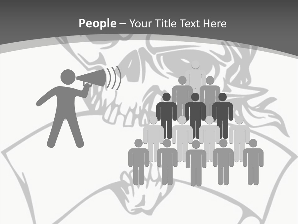 Screenprinting Danger Pirate PowerPoint Template