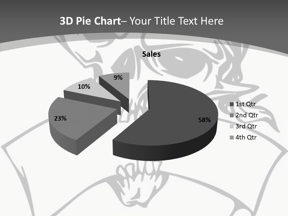 Screenprinting Danger Pirate PowerPoint Template
