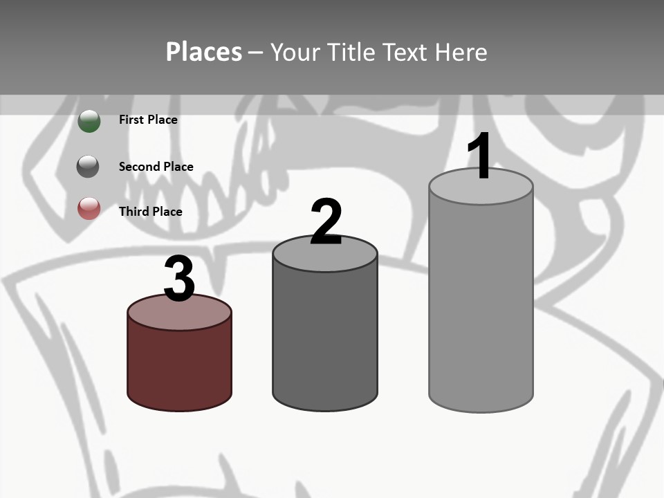 Soldier Vinylready Black And White PowerPoint Template