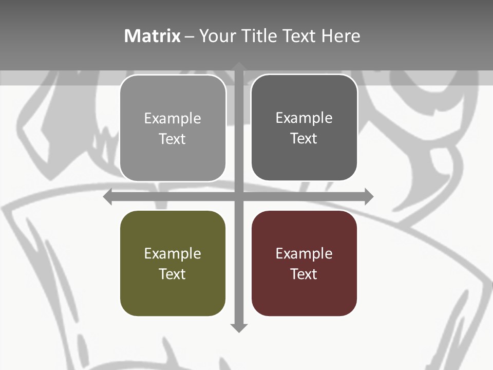 Soldier Vinylready Black And White PowerPoint Template