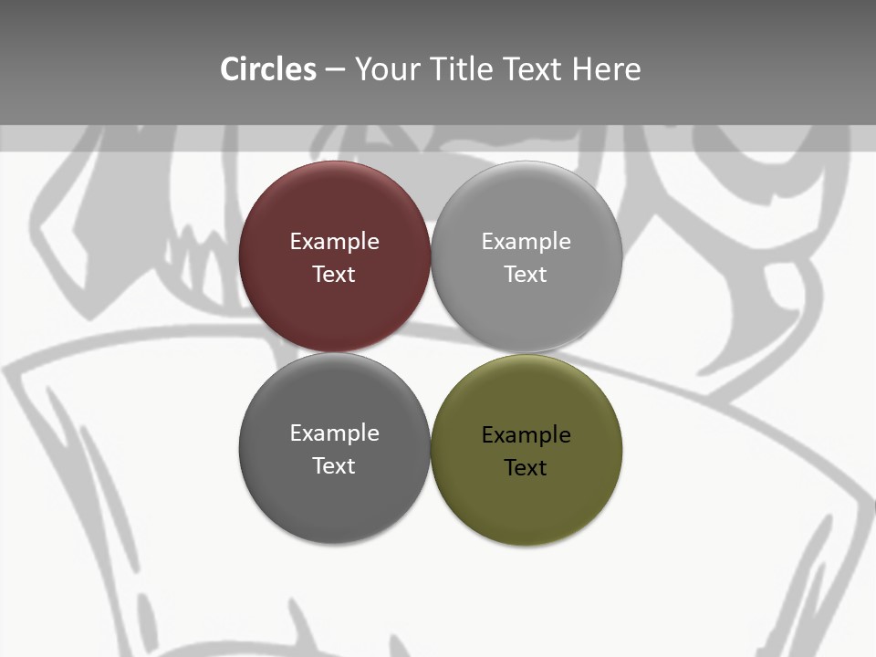 Soldier Vinylready Black And White PowerPoint Template