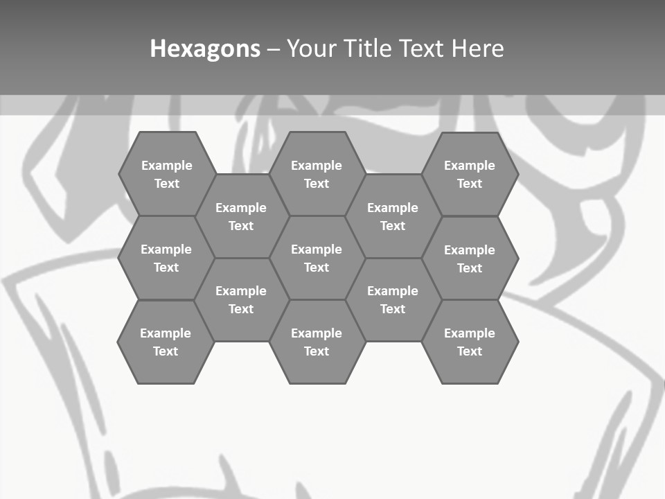 Soldier Vinylready Black And White PowerPoint Template