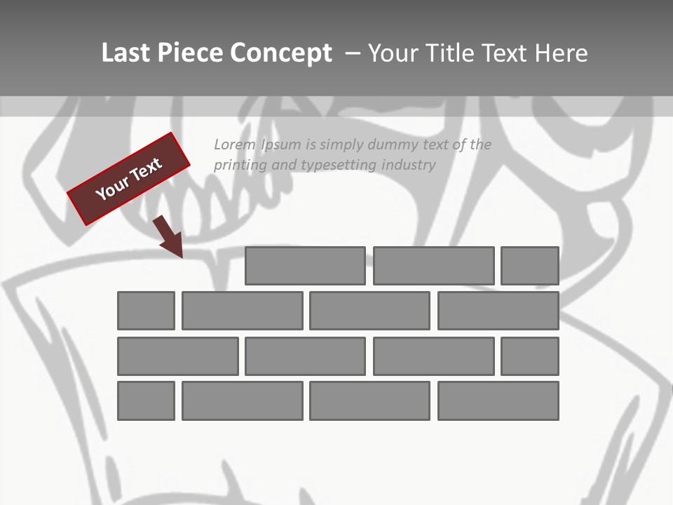 Soldier Vinylready Black And White PowerPoint Template