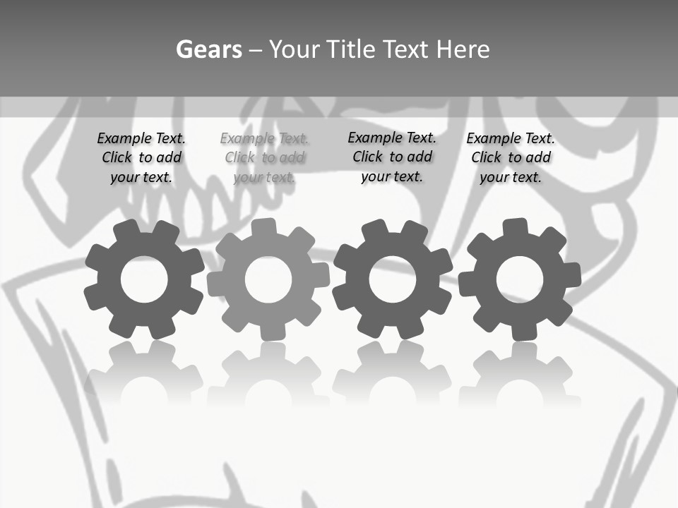 Soldier Vinylready Black And White PowerPoint Template