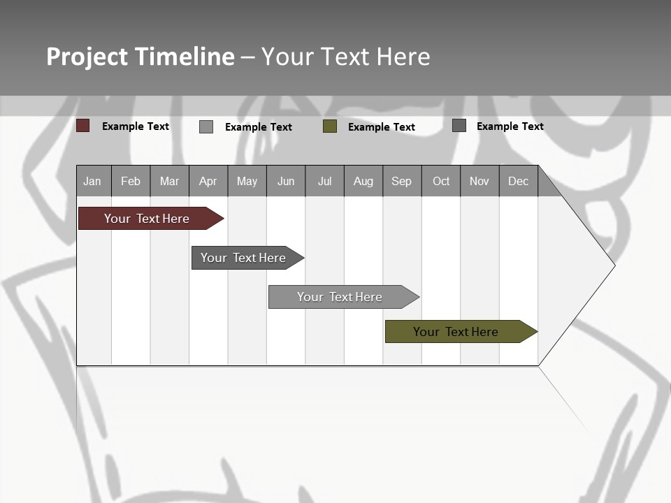 Soldier Vinylready Black And White PowerPoint Template