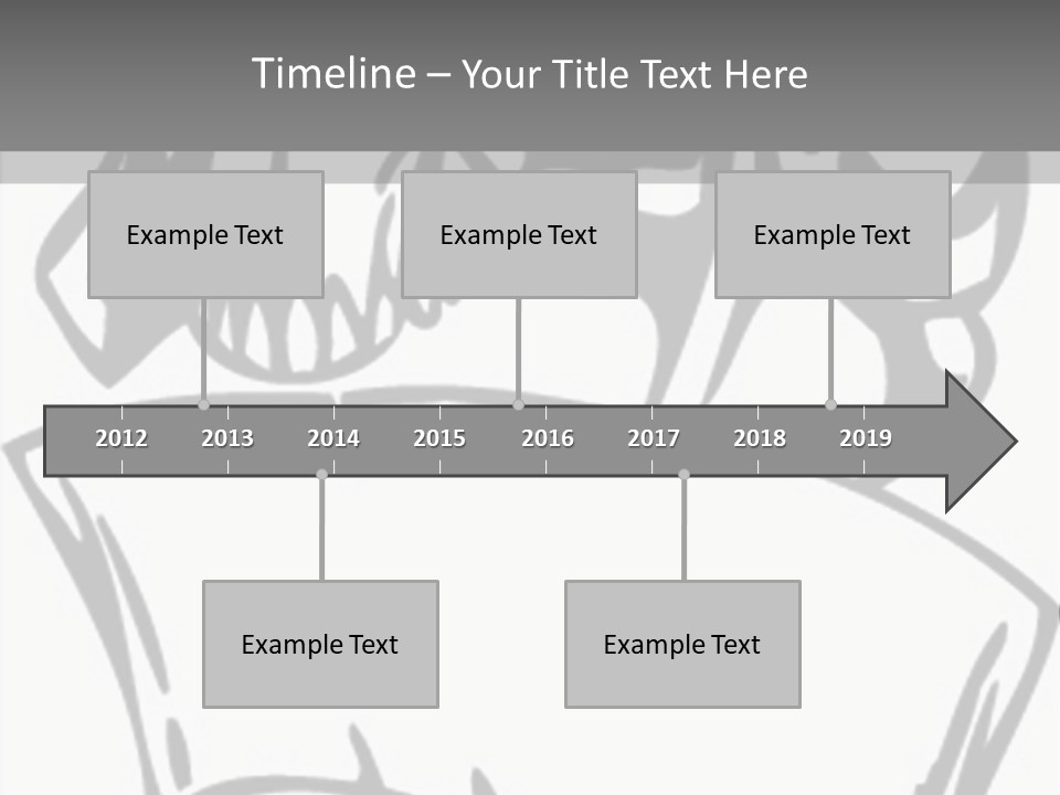 Soldier Vinylready Black And White PowerPoint Template