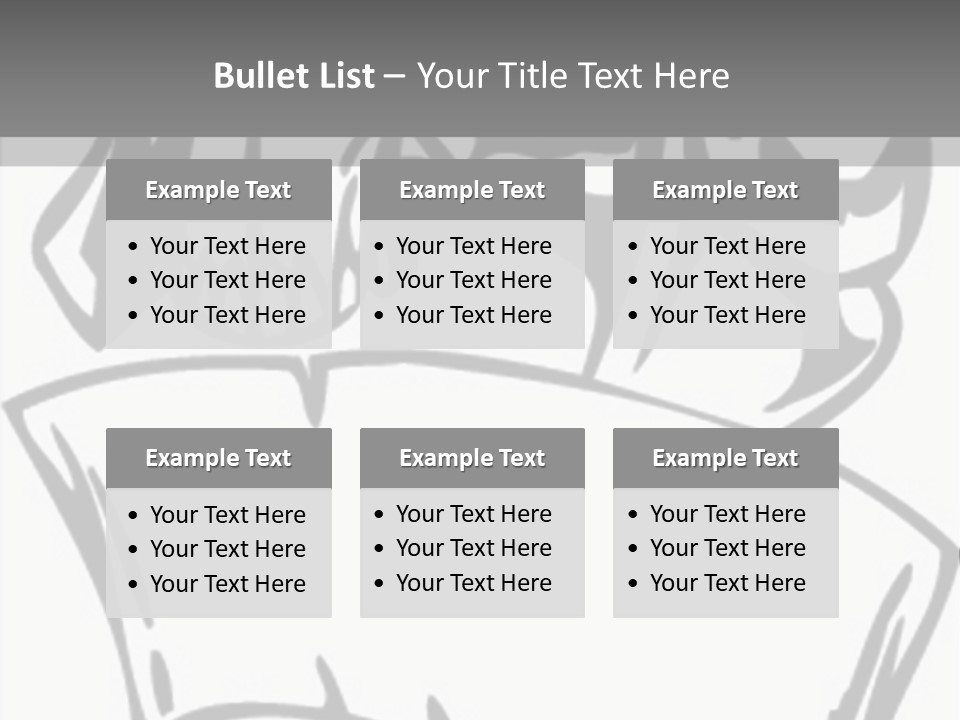 Soldier Vinylready Black And White PowerPoint Template