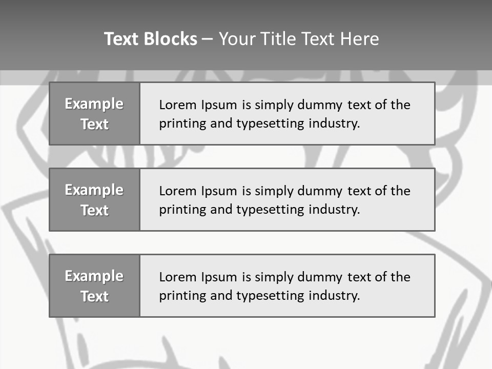 Soldier Vinylready Black And White PowerPoint Template
