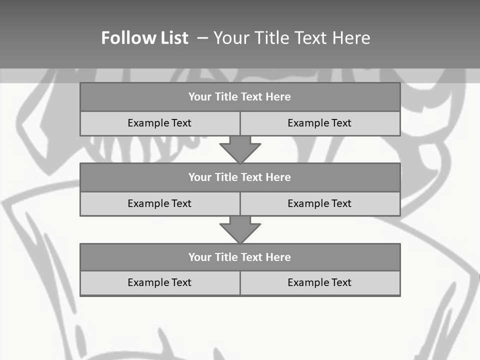 Soldier Vinylready Black And White PowerPoint Template
