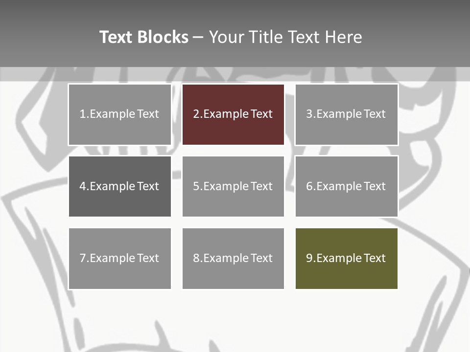 Soldier Vinylready Black And White PowerPoint Template