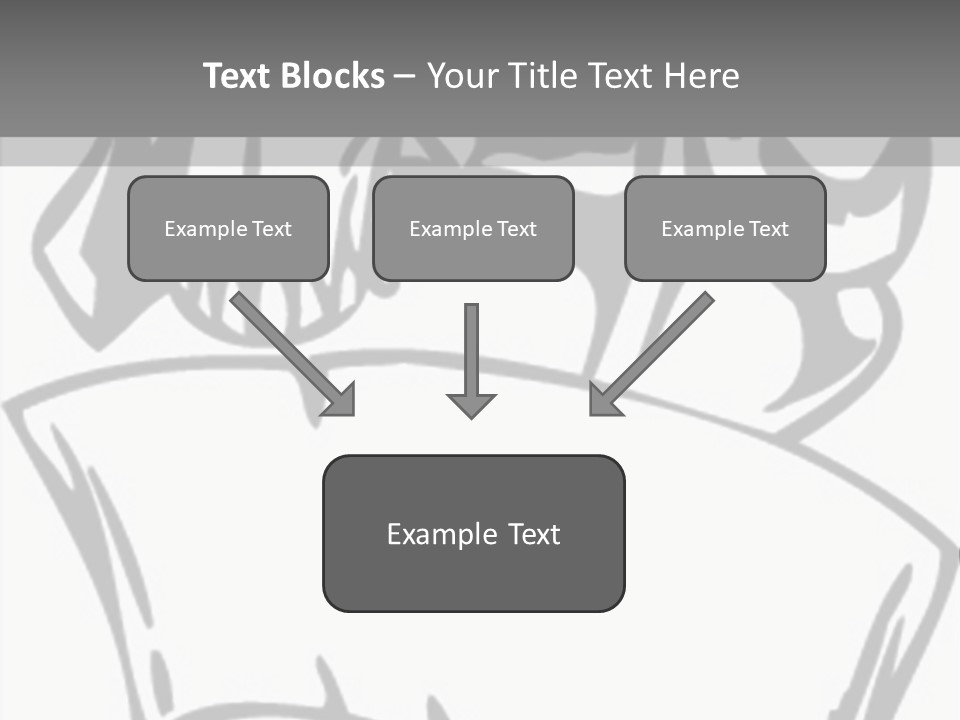 Soldier Vinylready Black And White PowerPoint Template