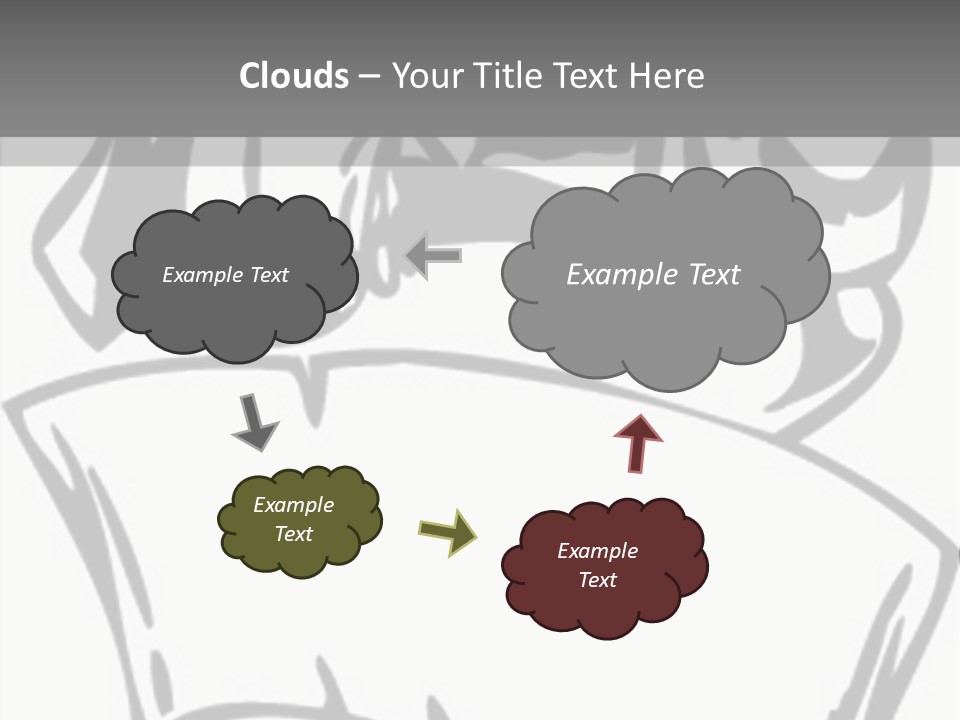 Soldier Vinylready Black And White PowerPoint Template