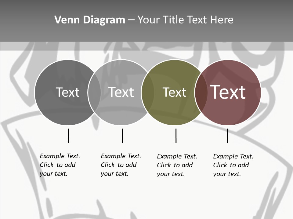 Soldier Vinylready Black And White PowerPoint Template