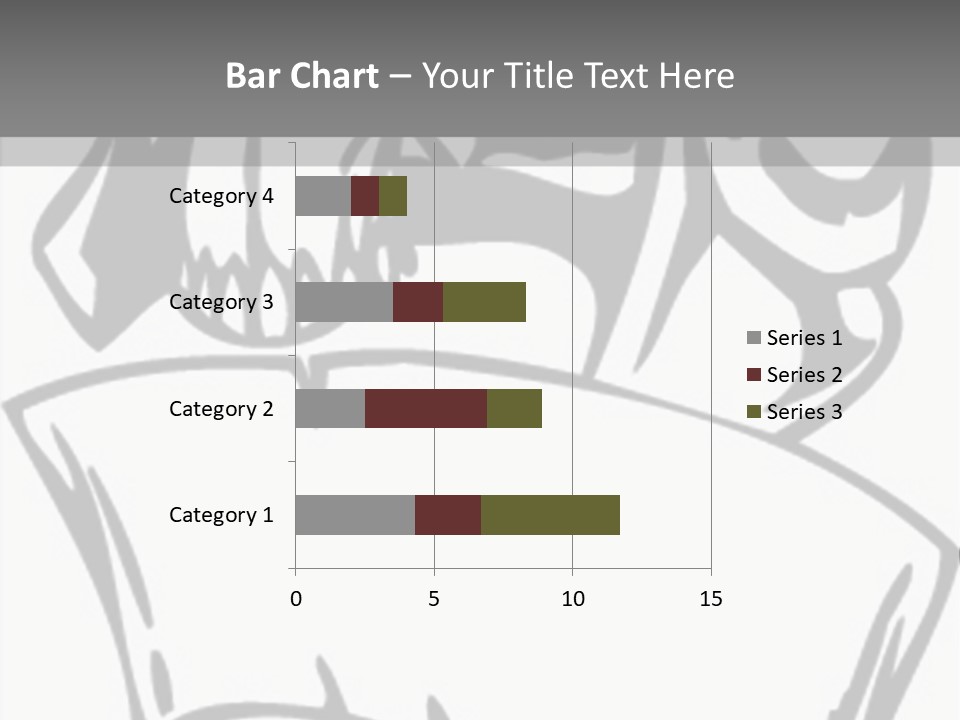 Soldier Vinylready Black And White PowerPoint Template
