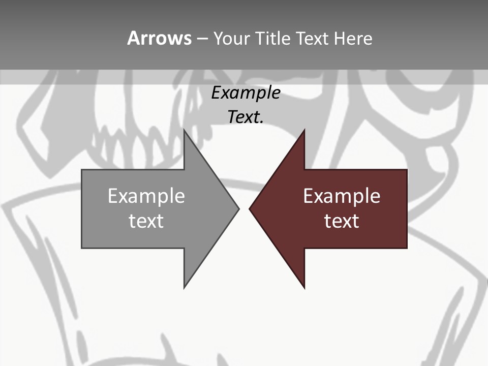 Soldier Vinylready Black And White PowerPoint Template