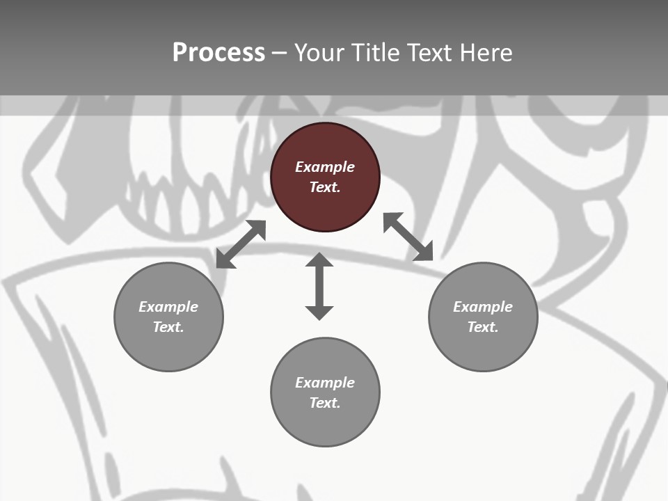 Soldier Vinylready Black And White PowerPoint Template