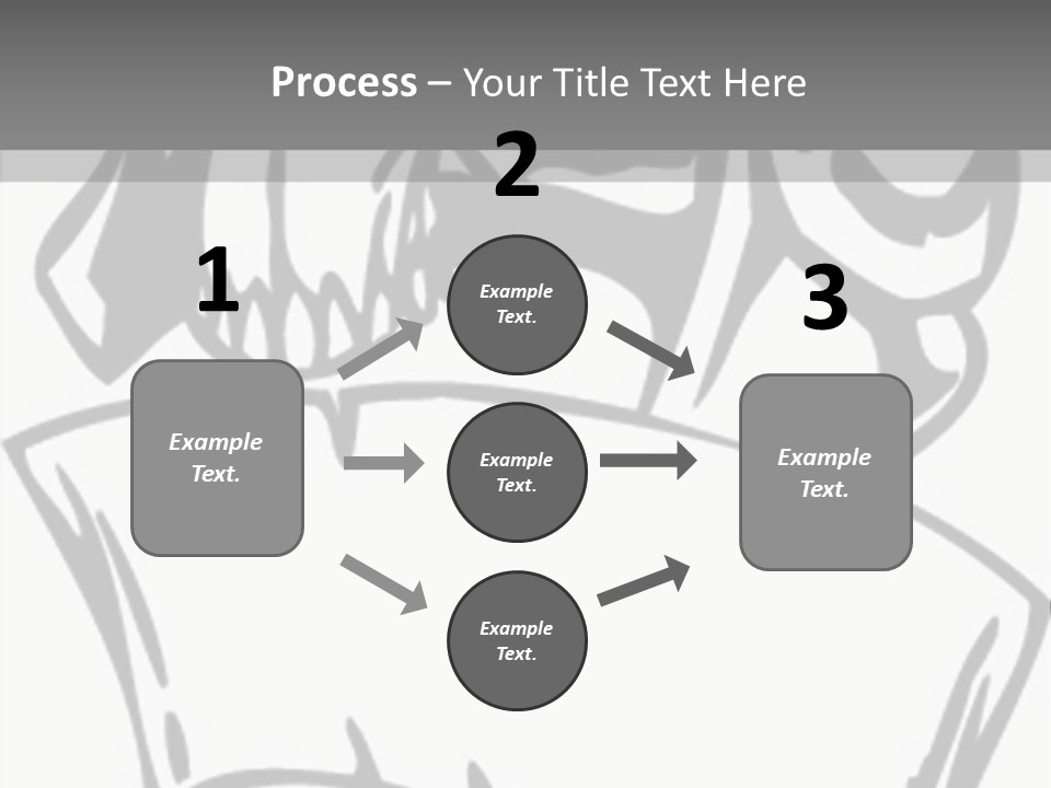 Soldier Vinylready Black And White PowerPoint Template