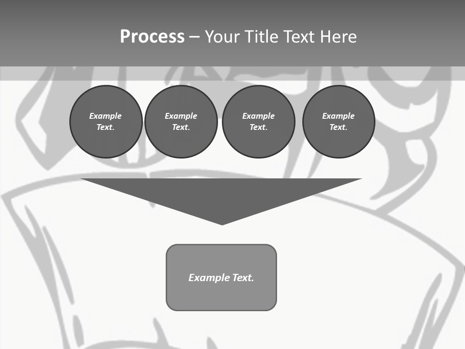 Soldier Vinylready Black And White PowerPoint Template