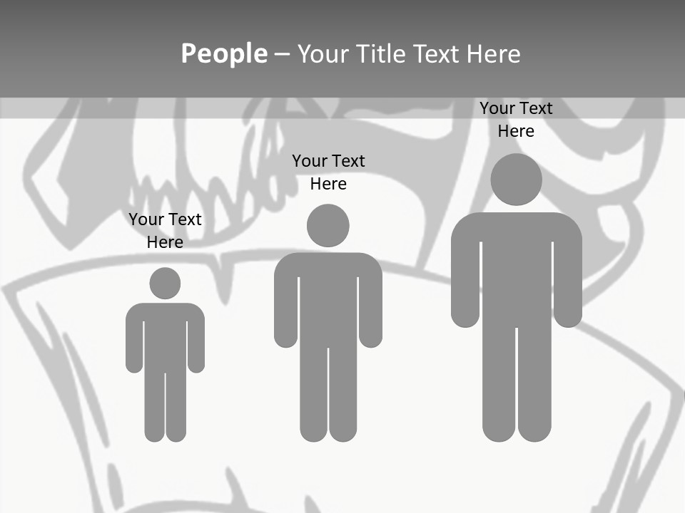 Soldier Vinylready Black And White PowerPoint Template