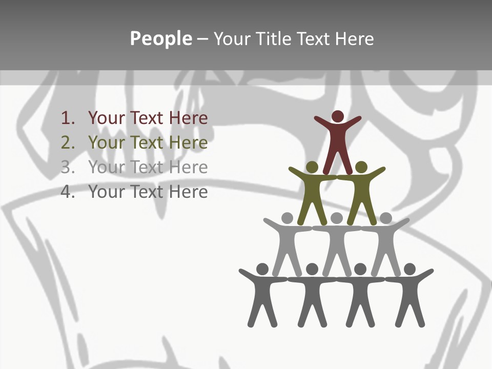 Soldier Vinylready Black And White PowerPoint Template