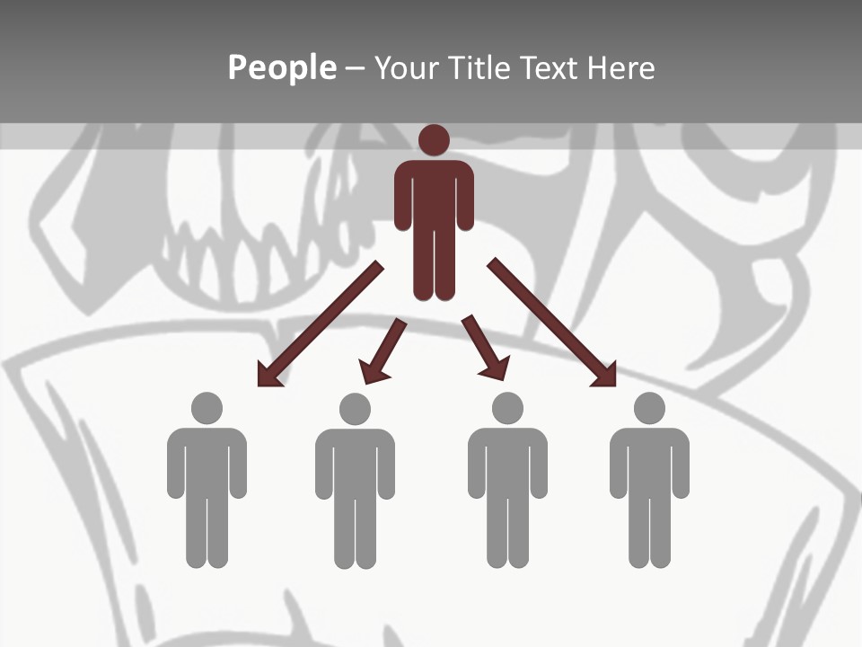 Soldier Vinylready Black And White PowerPoint Template