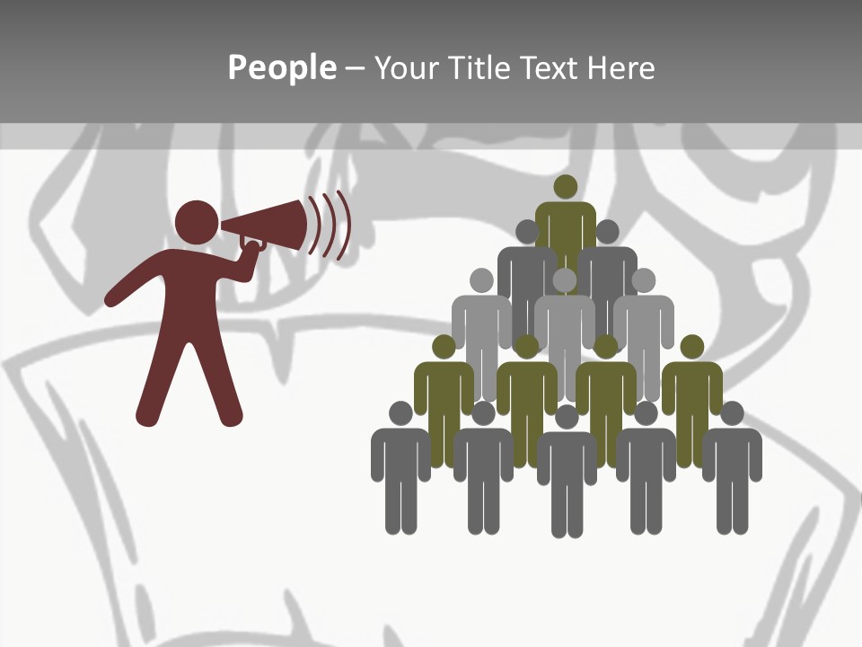 Soldier Vinylready Black And White PowerPoint Template