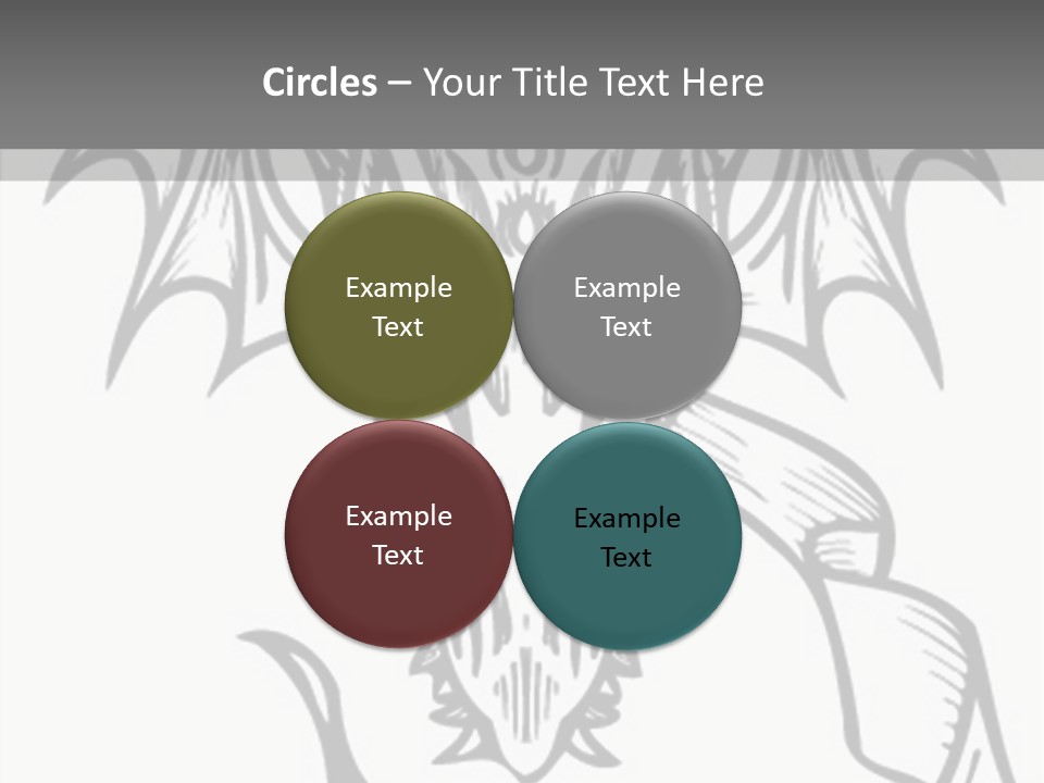 Tshirt Claw Mascot PowerPoint Template