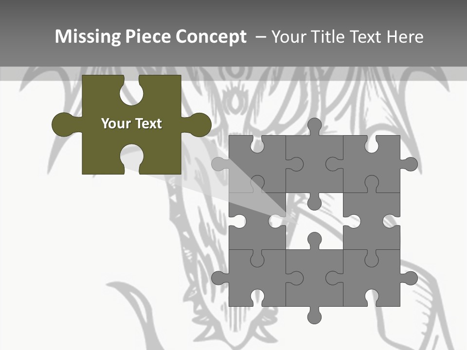 Tshirt Claw Mascot PowerPoint Template