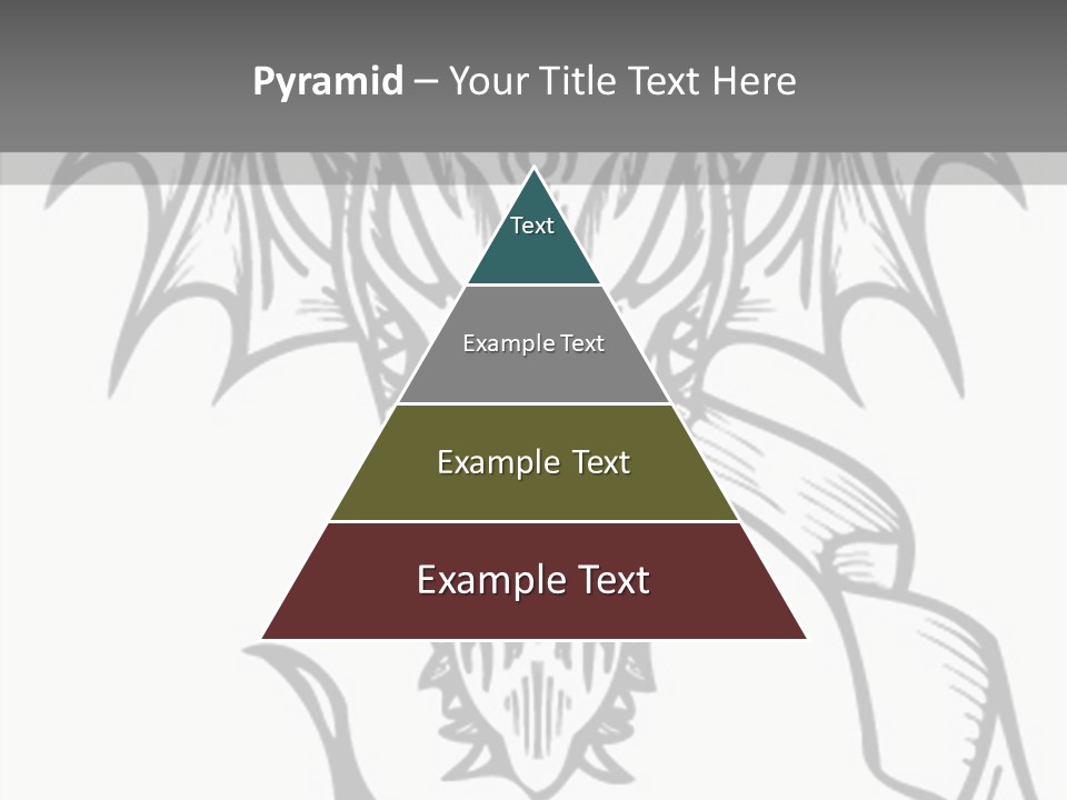 Tshirt Claw Mascot PowerPoint Template