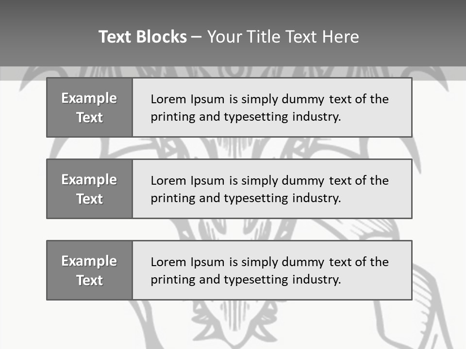 Tshirt Claw Mascot PowerPoint Template