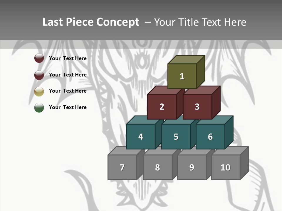 Tshirt Claw Mascot PowerPoint Template