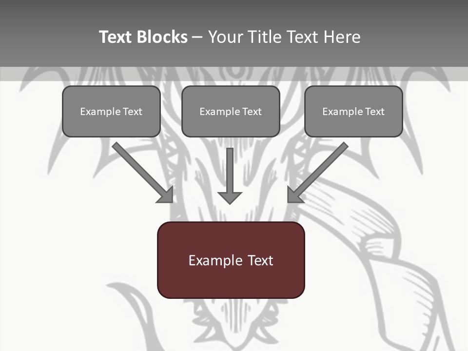 Tshirt Claw Mascot PowerPoint Template