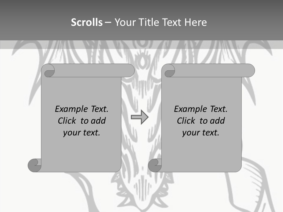 Tshirt Claw Mascot PowerPoint Template