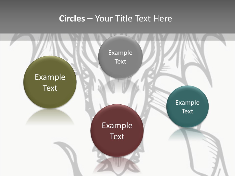 Tshirt Claw Mascot PowerPoint Template