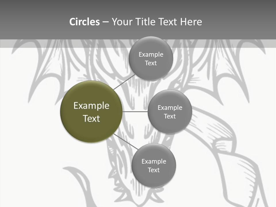 Tshirt Claw Mascot PowerPoint Template