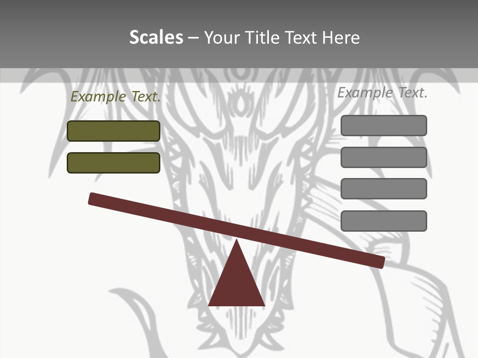 Tshirt Claw Mascot PowerPoint Template