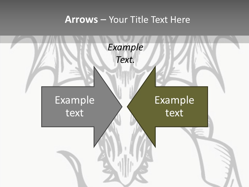 Tshirt Claw Mascot PowerPoint Template