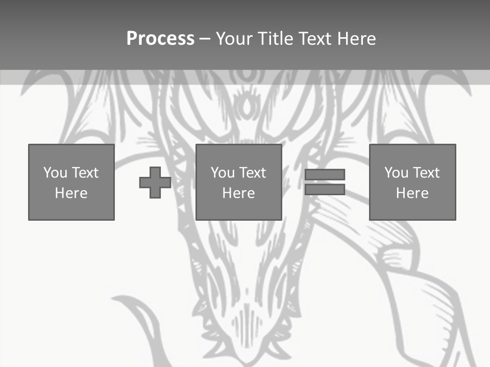 Tshirt Claw Mascot PowerPoint Template