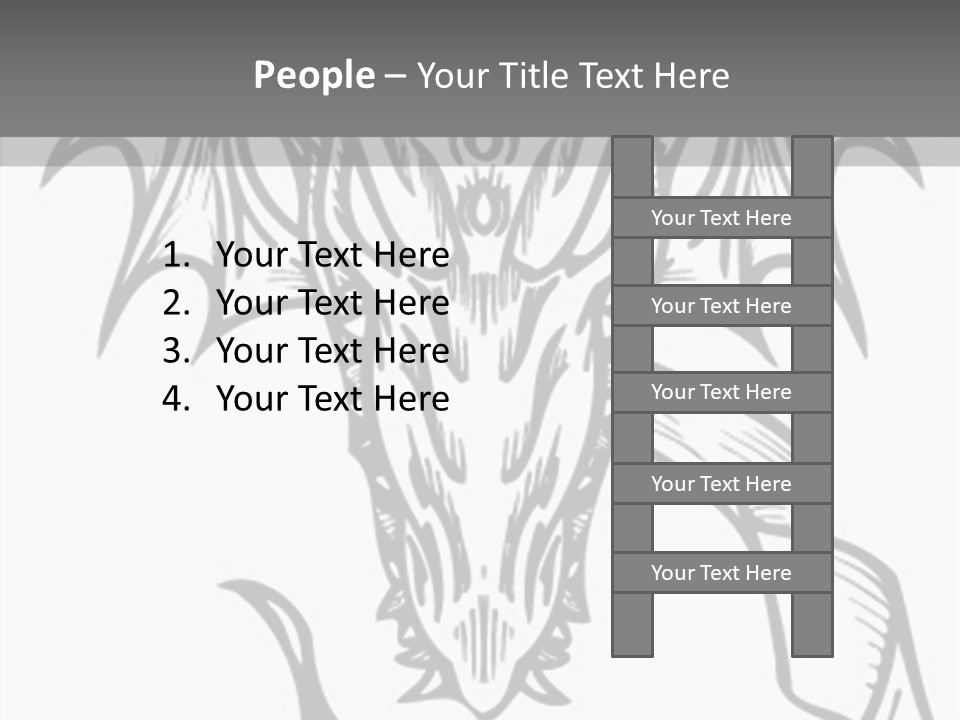 Tshirt Claw Mascot PowerPoint Template