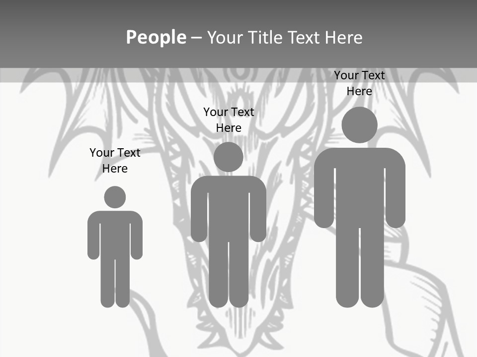 Tshirt Claw Mascot PowerPoint Template